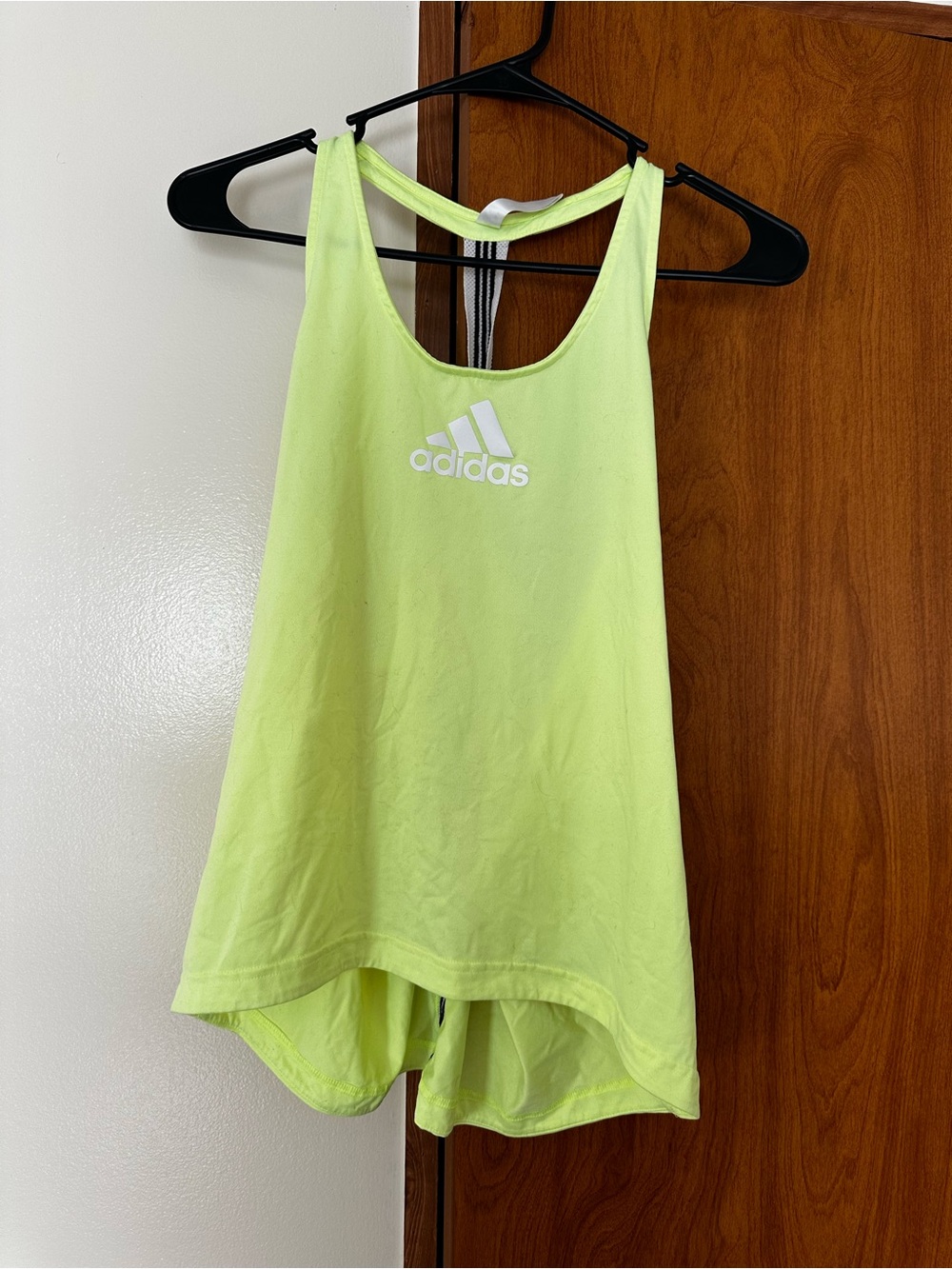 adidas Bright Lime Performance Racerback Tank